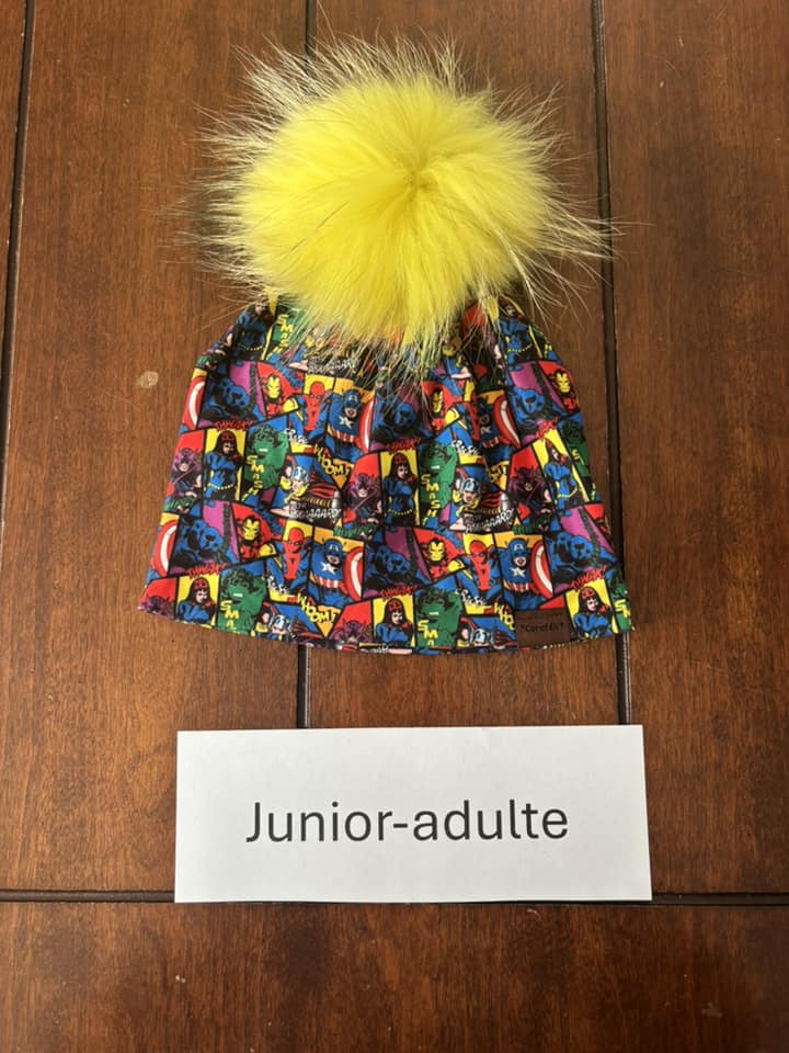 Tuque coton Junior-adulte