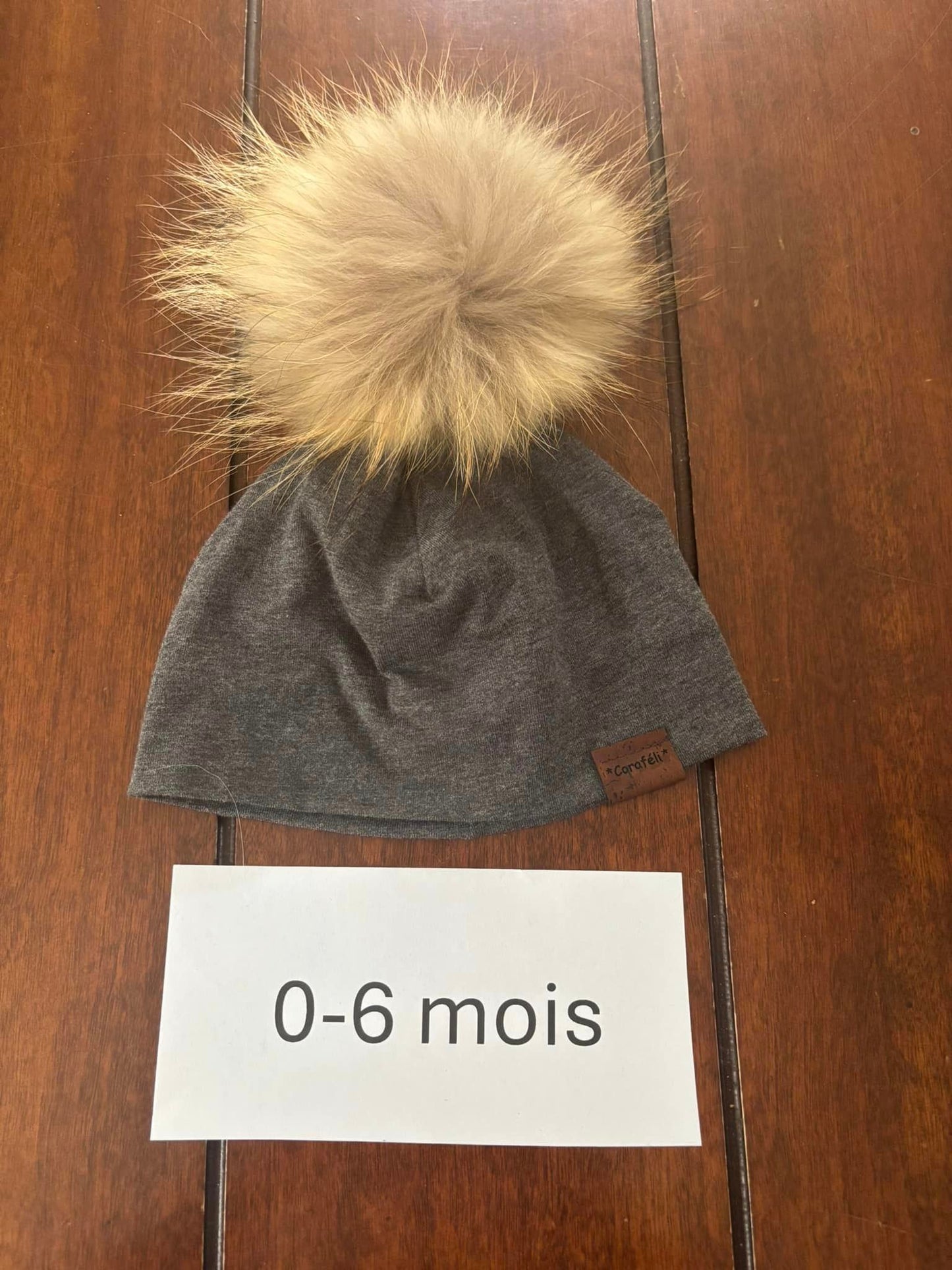 Tuque coton 0-6 mois