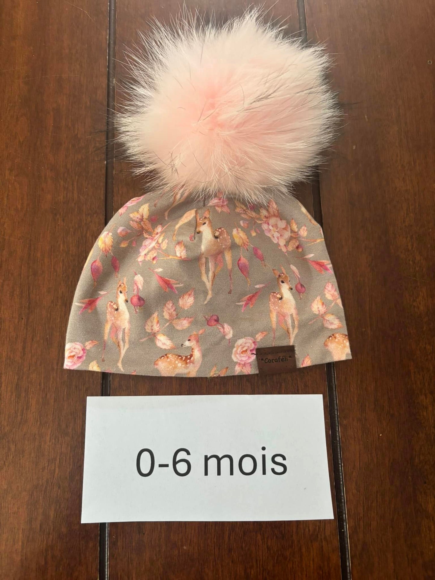 Tuque coton 0-6 mois