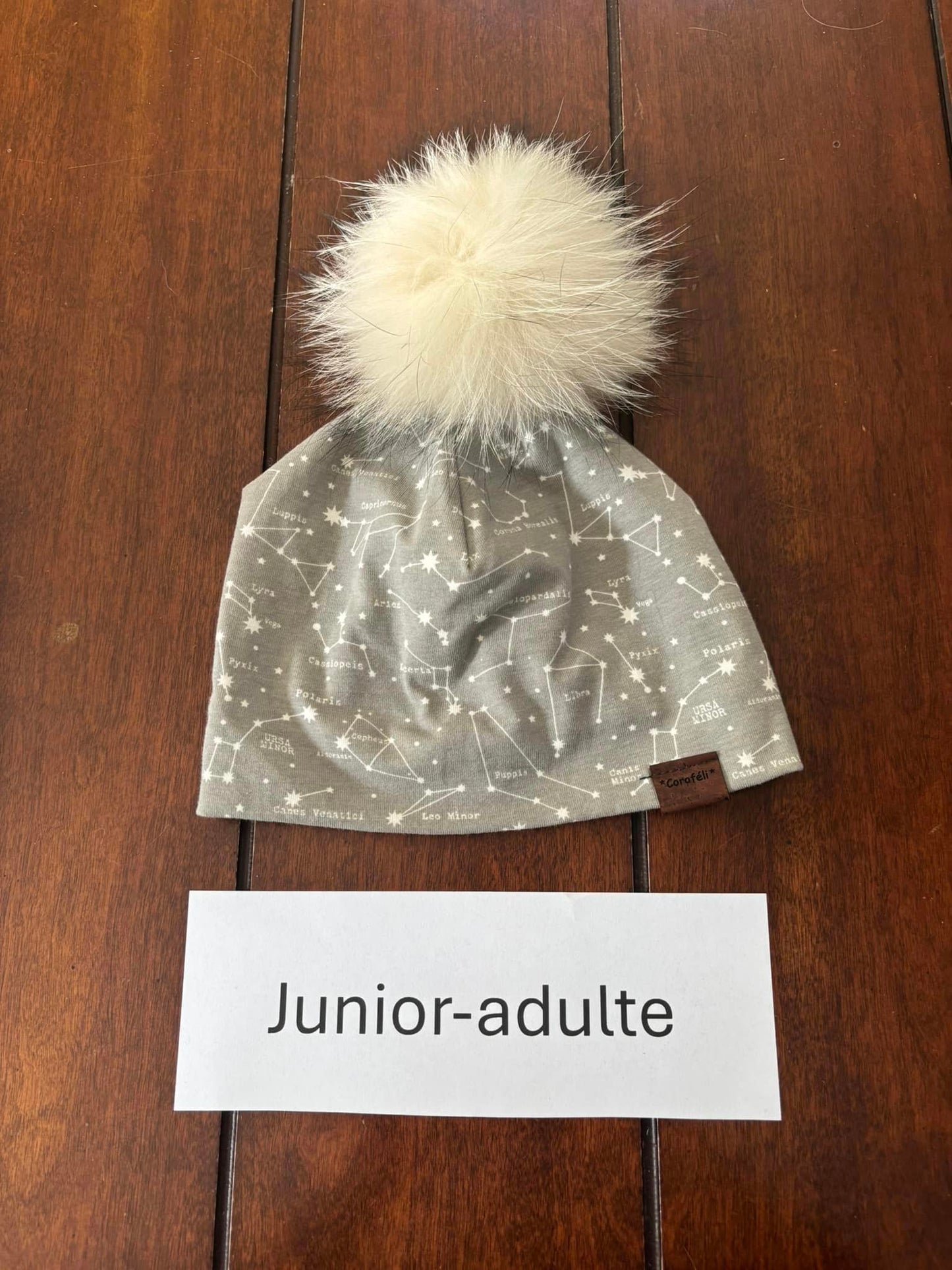 Tuque coton Junior-adulte