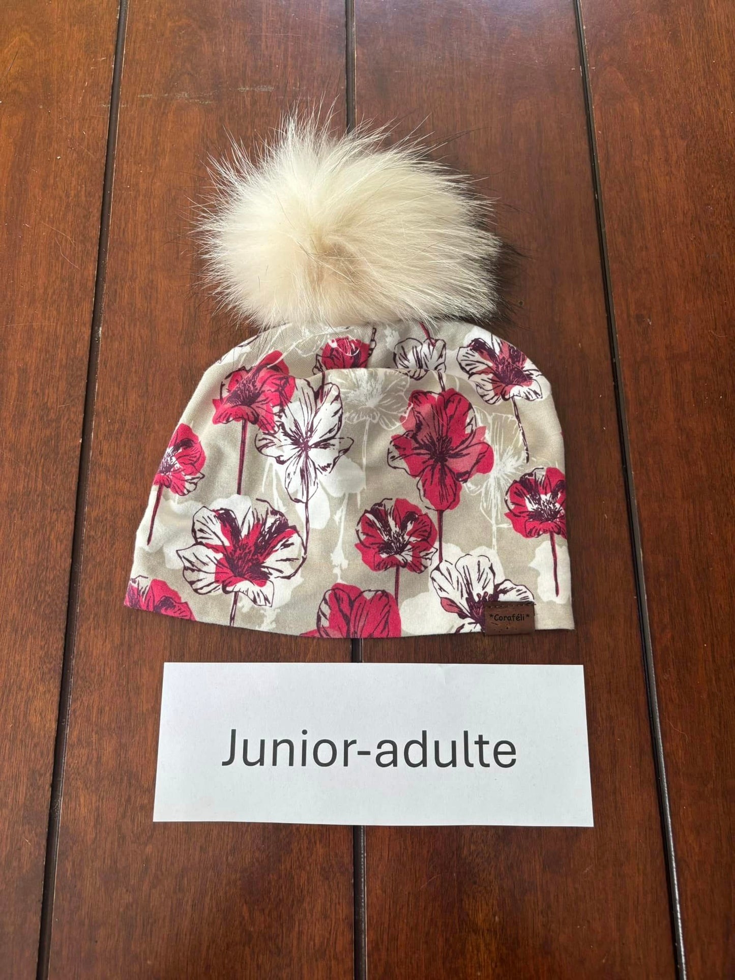 Tuque coton Junior-adulte
