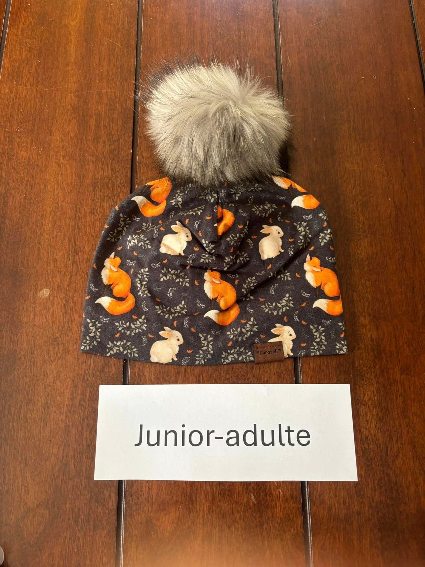 Tuque coton Junior-adulte