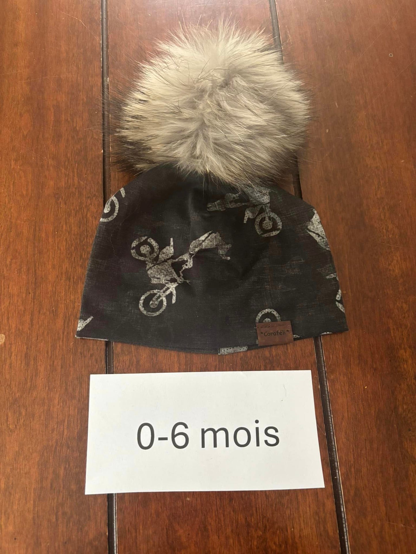 Tuque coton 0-6 mois