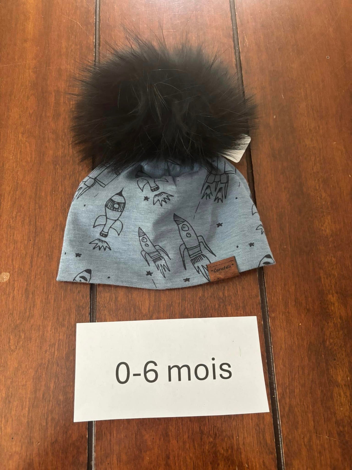 Tuque coton 0-6 mois