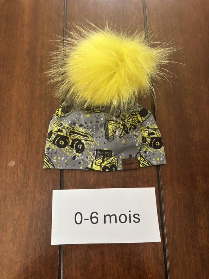 Tuque coton 0-6 mois