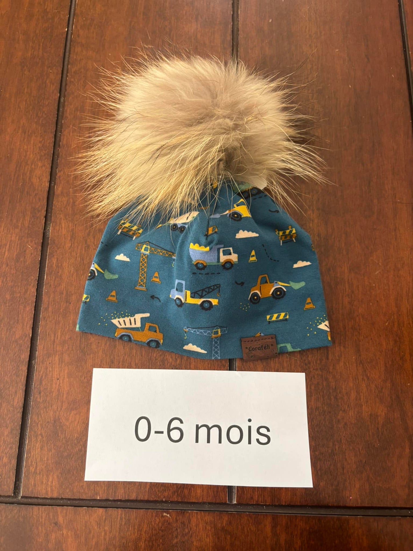 Tuque coton 0-6 mois