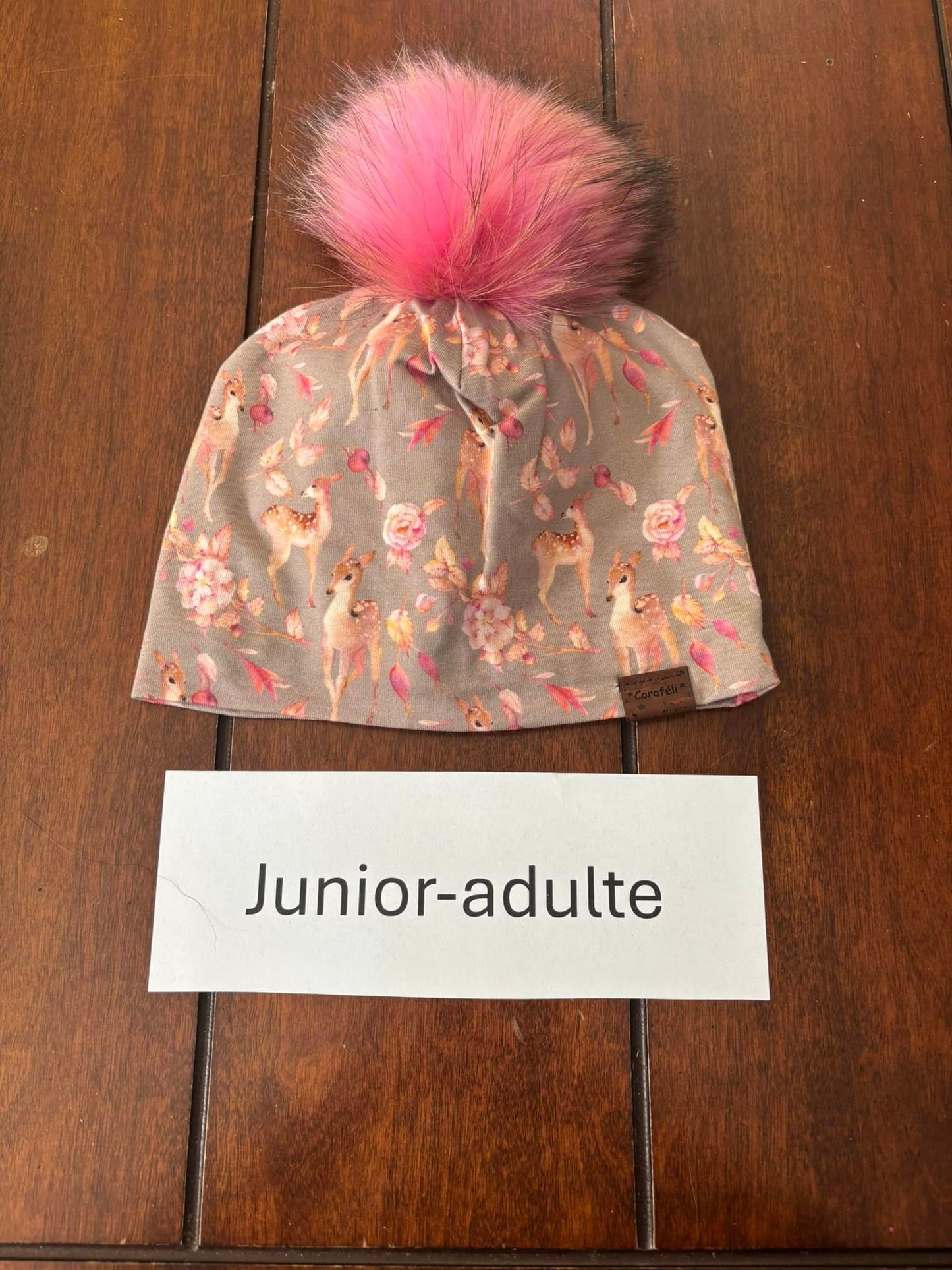 Tuque coton Junior-adulte