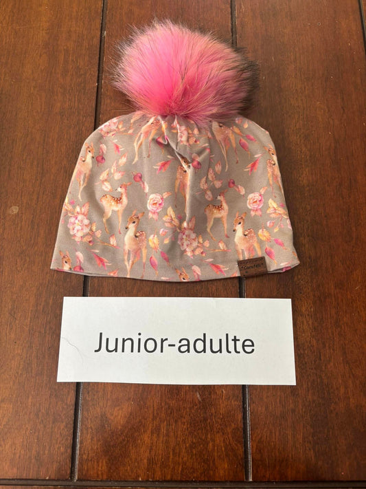 Tuque coton Junior-adulte