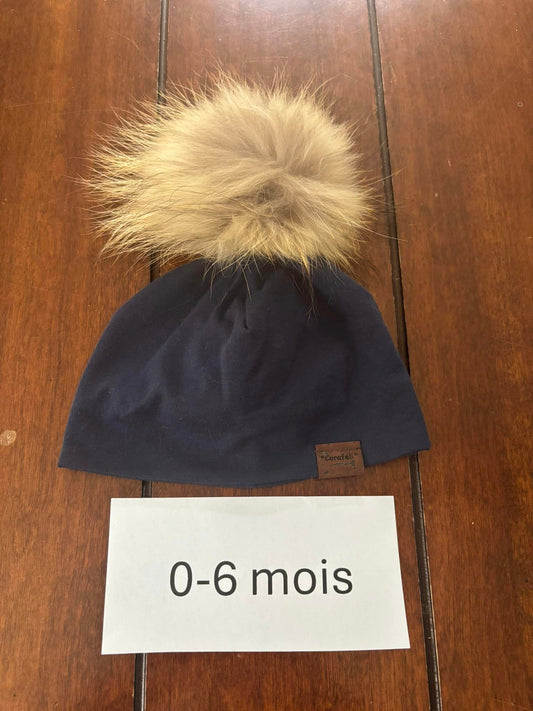 Tuque coton 0-6 mois