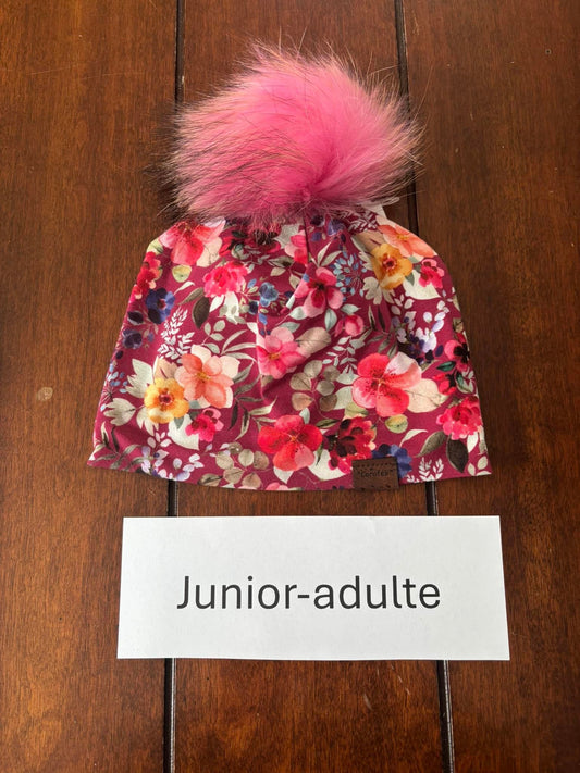 Tuque coton Junior-adulte