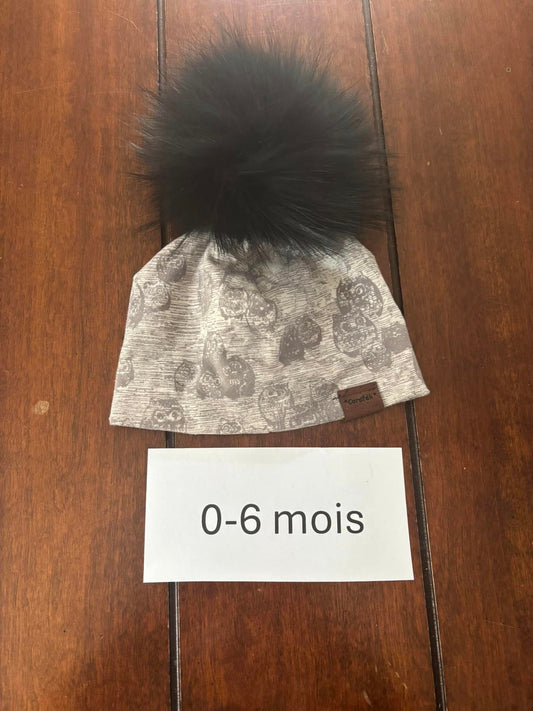 Tuque coton 0-6 mois