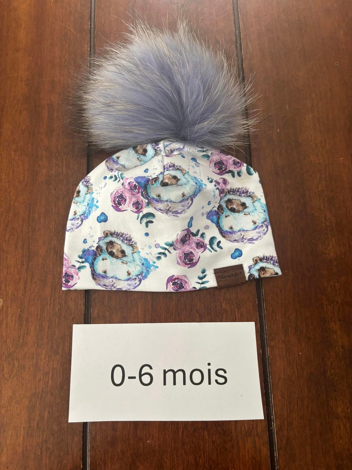 Tuque coton 0-6 mois