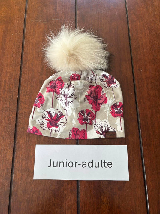 Tuque coton Junior-adulte