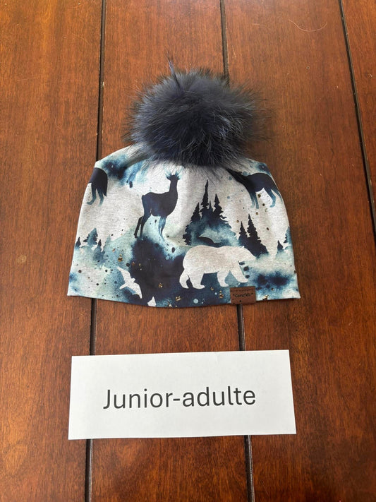Tuque coton Junior-adulte