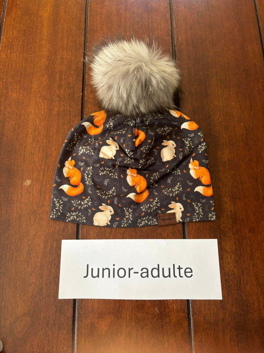 Tuque coton Junior-adulte