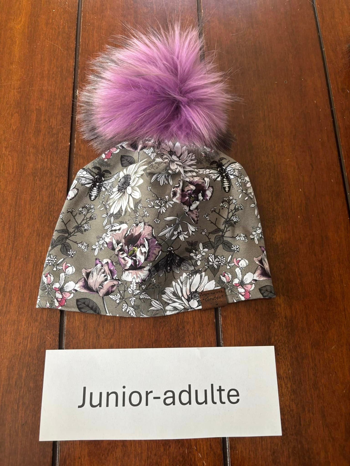 Tuque coton Junior-adulte