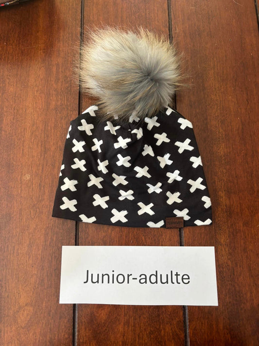 Tuque coton Junior-adulte