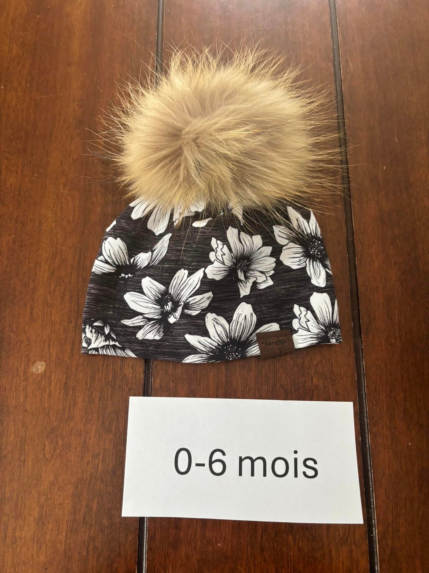 Tuque coton 0-6 mois