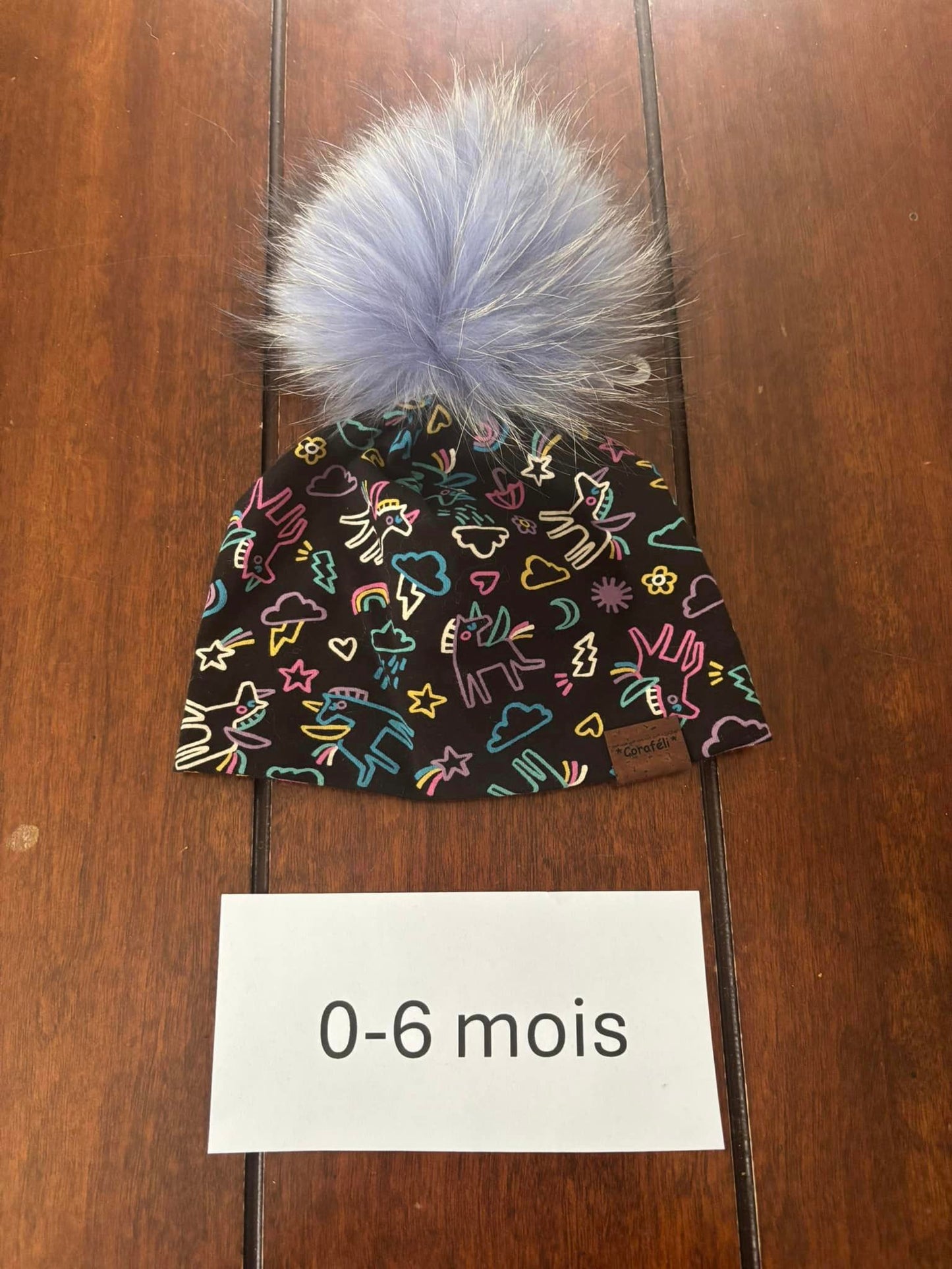 Tuque coton 0-6 mois