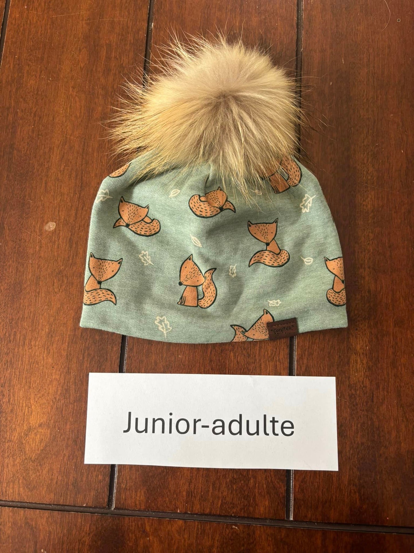Tuque coton Junior-adulte
