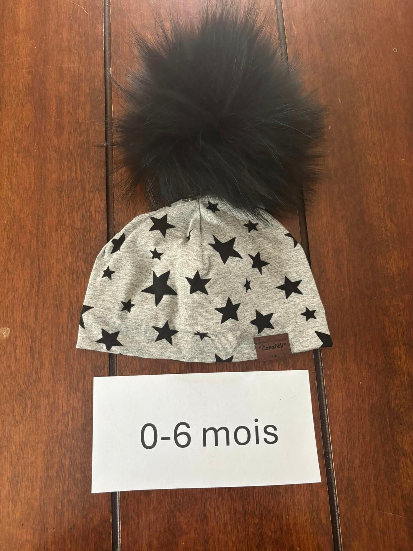 Tuque coton 0-6 mois