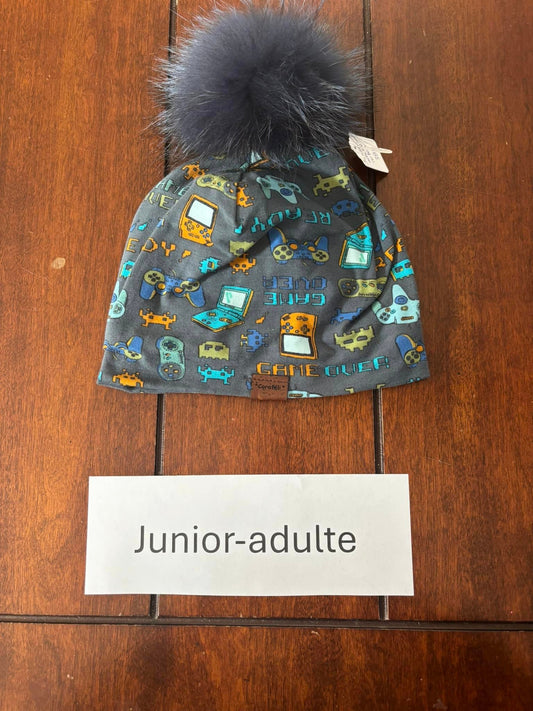 Tuque coton Junior-adulte