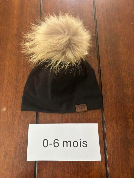 Tuque coton 0-6 mois