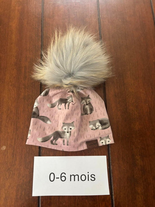 Tuque coton 0-6 mois