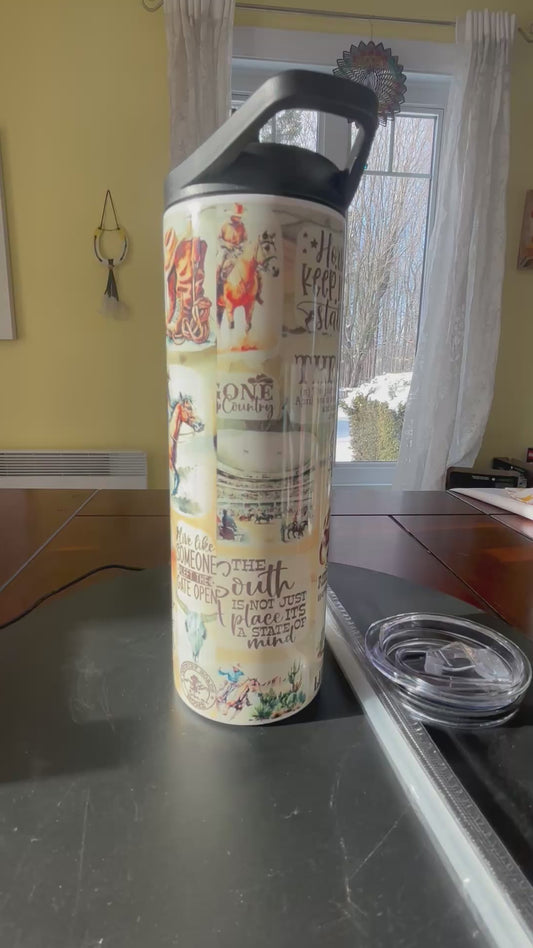 Bouteille stainless - Cowboy