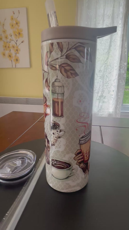 Bouteille stainless - caféine