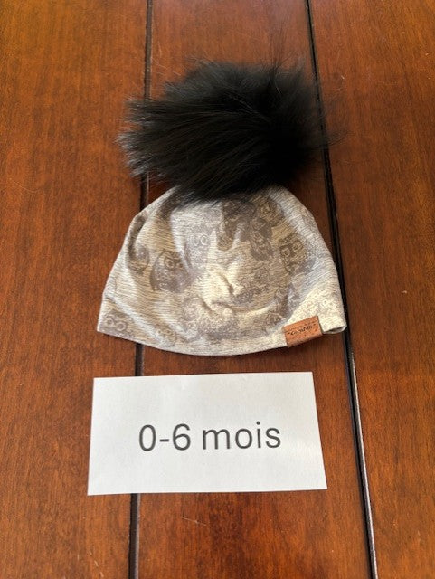 Tuque doublé 0-6 mois