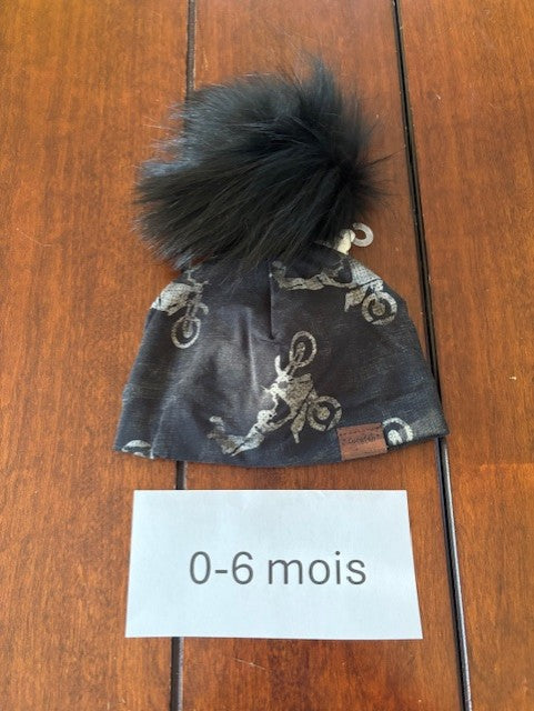 Tuque doublé 0-6 mois