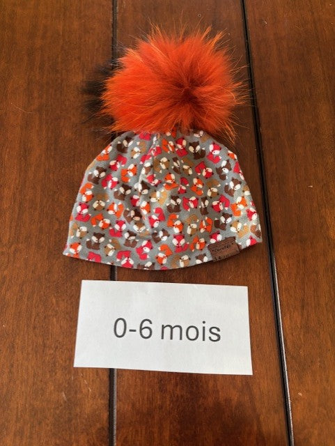 Tuque doublé 0-6 mois