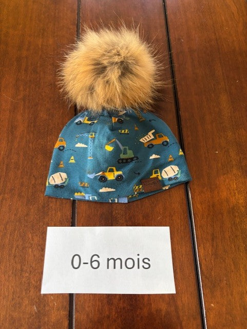 Tuque doublé 0-6 mois