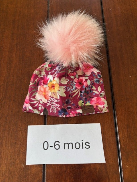 Tuque doublé 0-6 mois