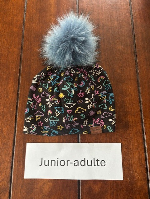 Tuque doublé Junior-adulte